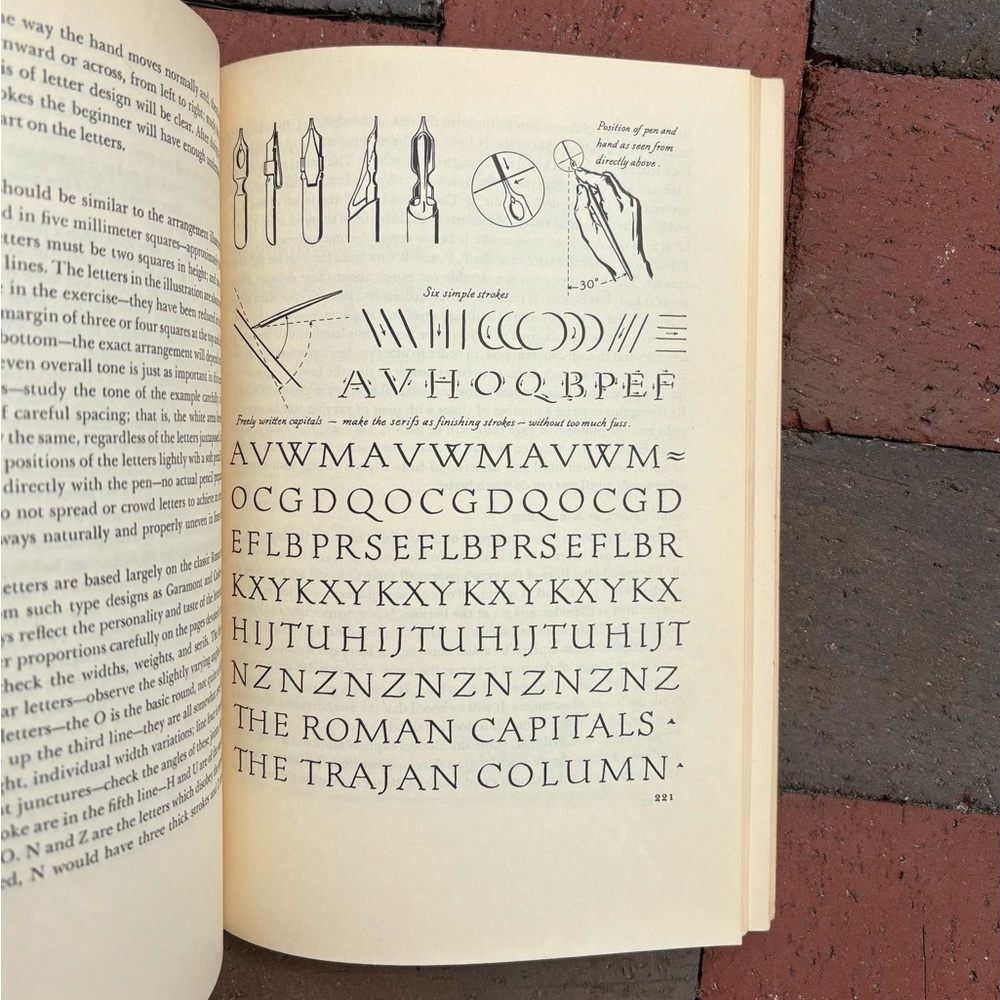 1957 The History and Technique of Lettering Gothic Fonts Printmaking Typography - Picture 4 of 15